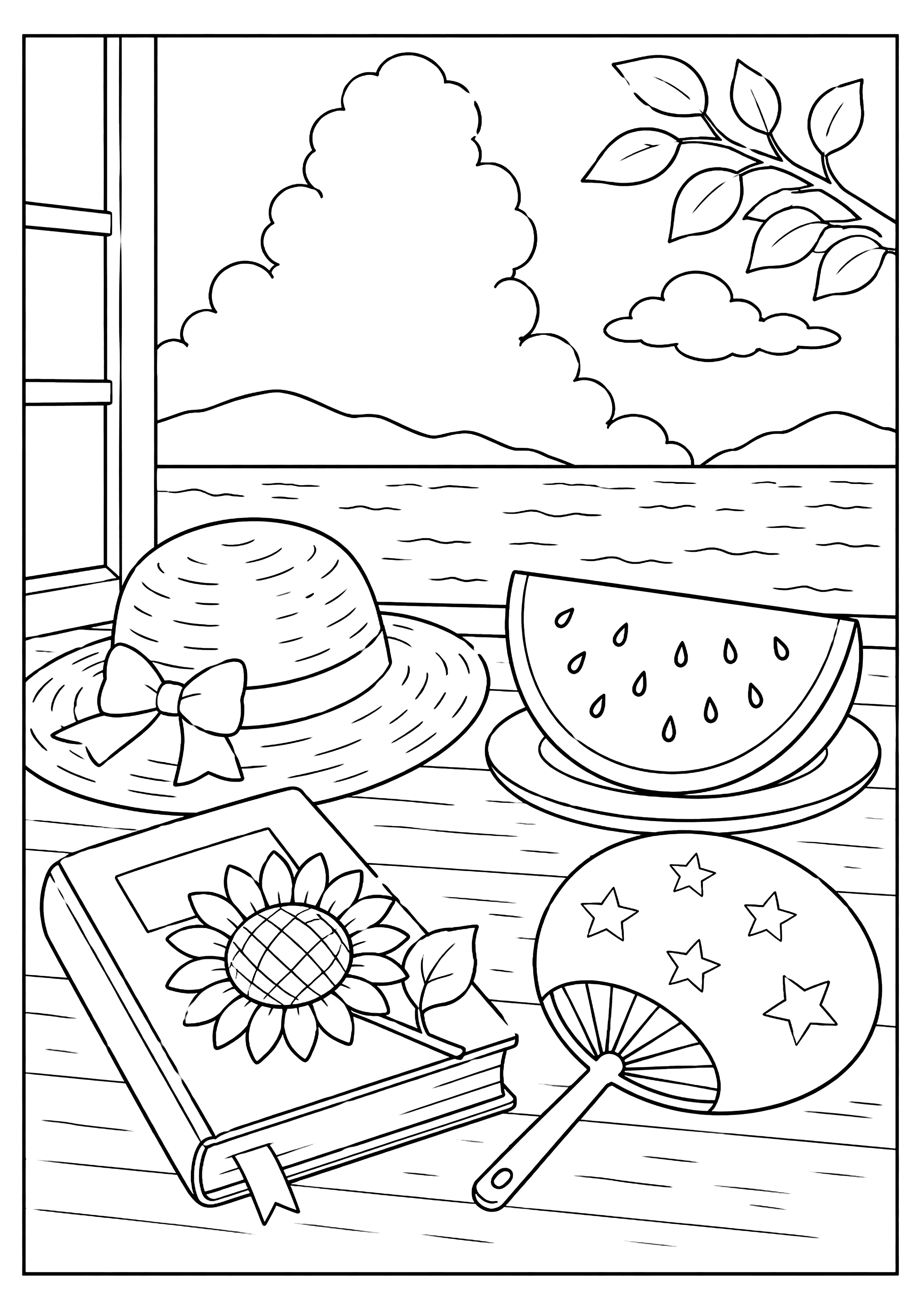 夏休み その2 塗り絵