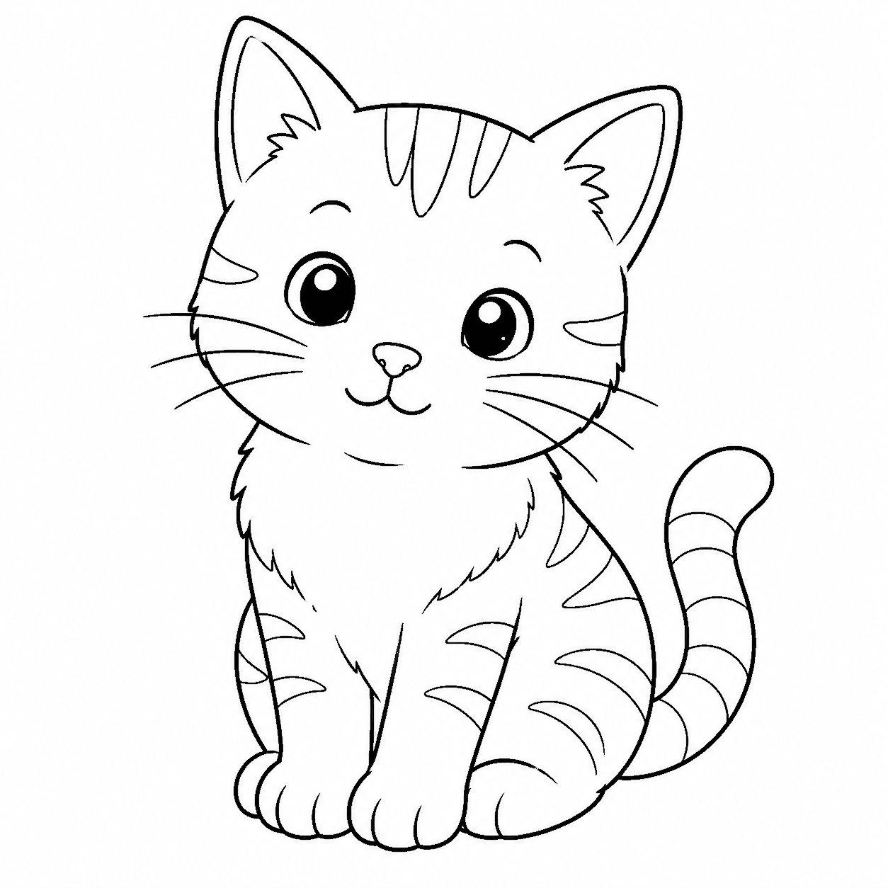 猫 塗り絵